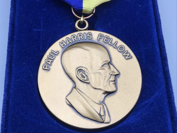 Group Vintage 1970s Rotary Club Enamel Medals - Image 3