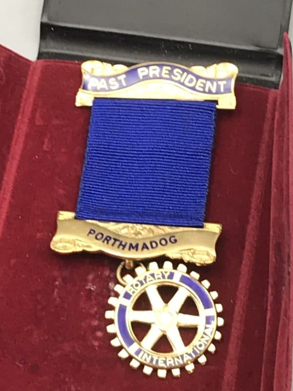 Group Vintage 1970s Rotary Club Enamel Medals - Image 9