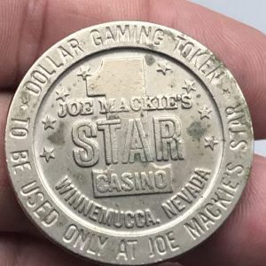 Joe Mackies 1966 Gaming Token