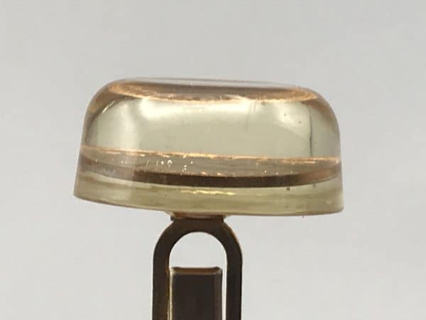 Pair Vintage Coin Cufflinks 1p Coins in Lucite - Image 7