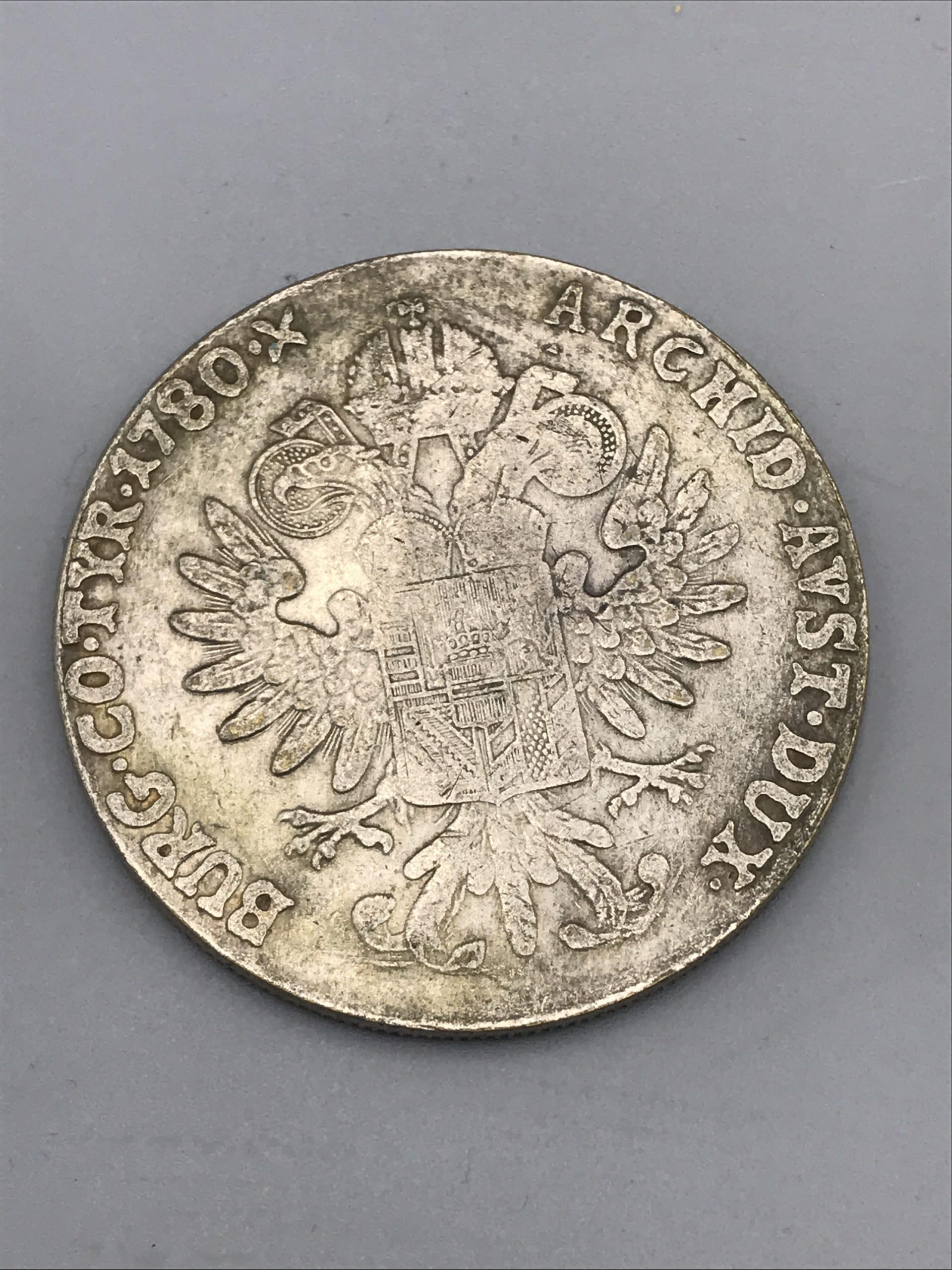 1 Thaler - Maria Theresia Austro-Hungarian Gulden 1780 Silver