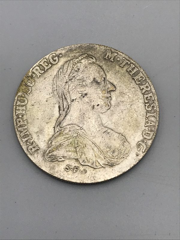 1 Thaler - Maria Theresia Austro-Hungarian Gulden 1780 Silver - Image 3