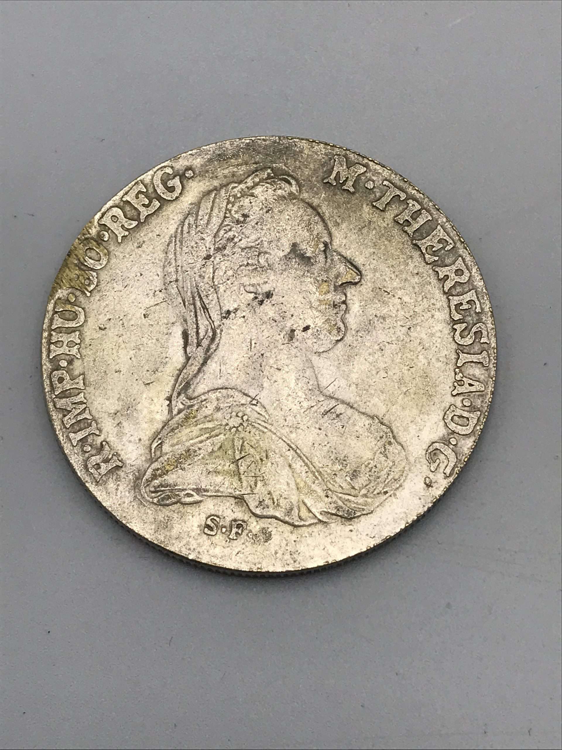1 Thaler - Maria Theresia Austro-Hungarian Gulden 1780 Silver - Image 3