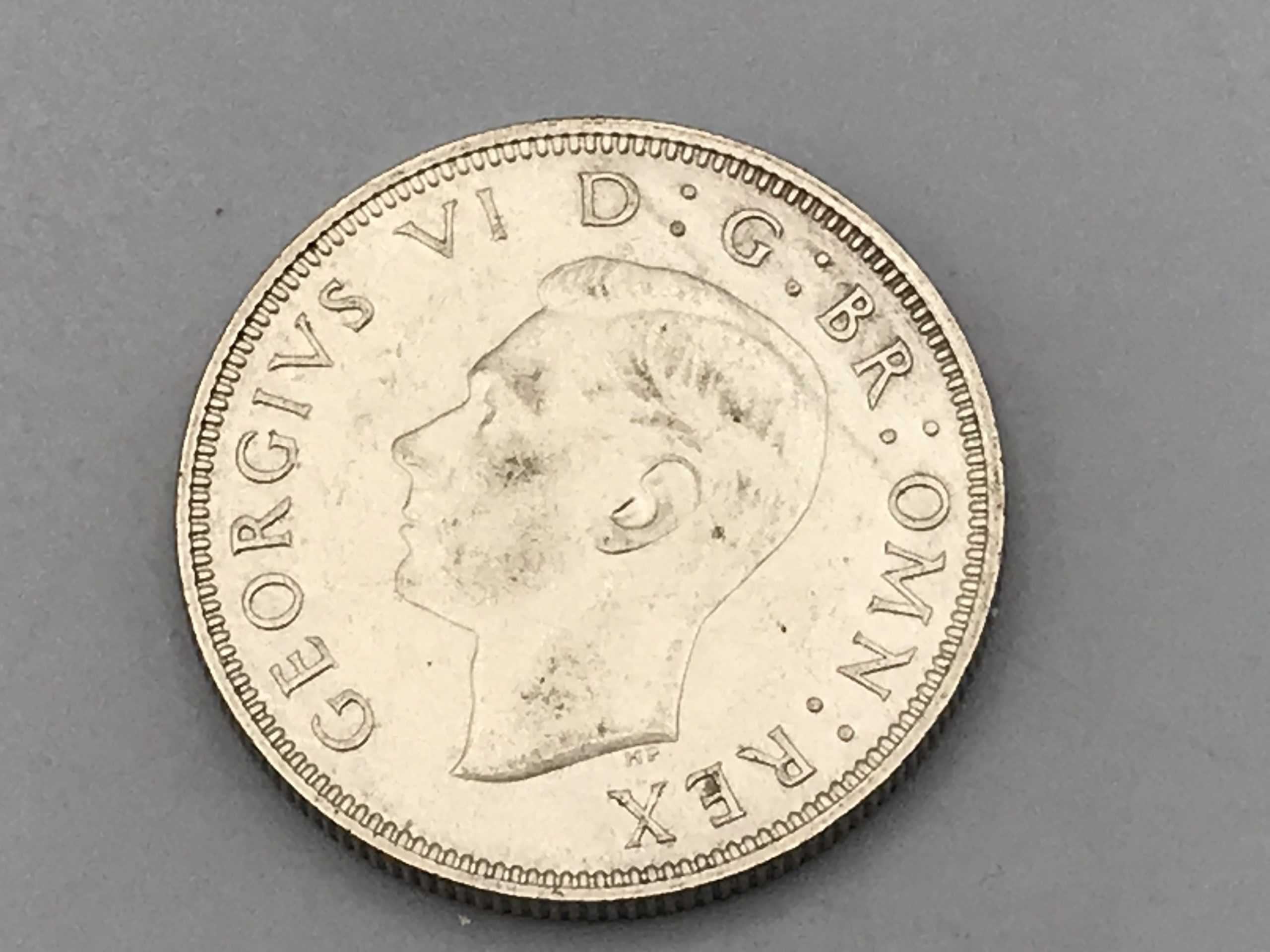 1939 Silver One Florin Two Shillings Coin 500 Grade Silver - Image 3