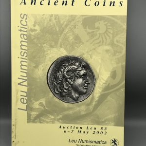 Amazing Ref Book Ancient Coins Auction Catalogue Leu Numismatics