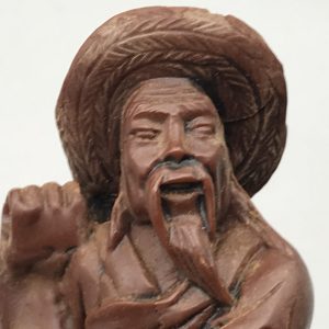 Carved Chinese Root Wood Figure Man