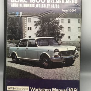 Intereurope – BLMC Workshop Manual 189 Austin Morris Wolseley
