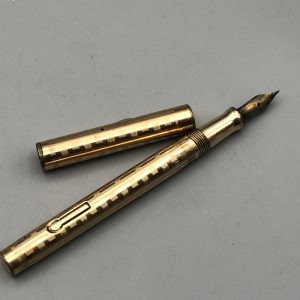 WAHL Gold-Filled Vintage Fountain Pen – 14K Gold Nib – Lever Fill