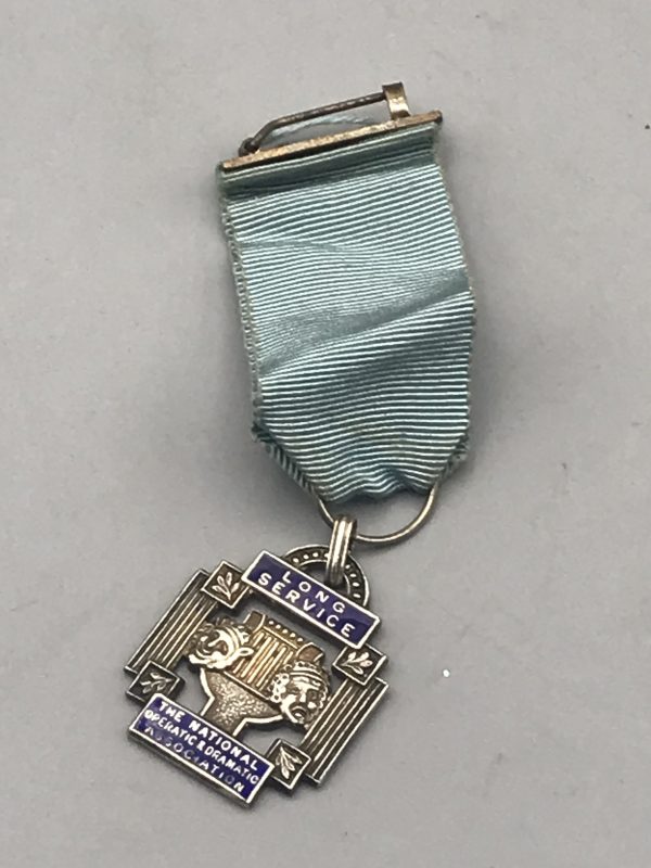 Antique Sterling Silver National Dramatic Association Medal - Image 3