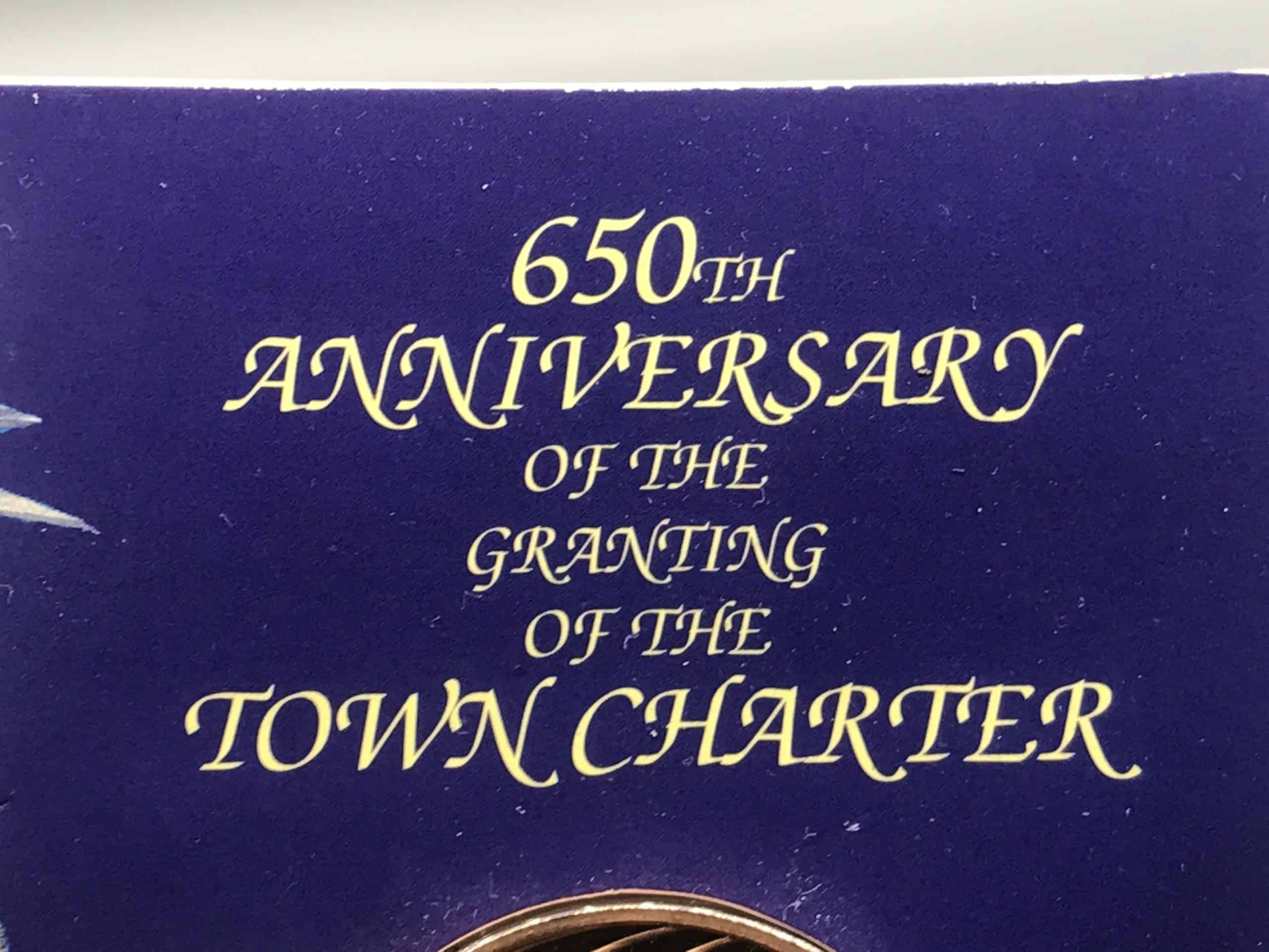 Bronze Coin Token 650th Anniversary Town Charter Llantrisant - Image 4
