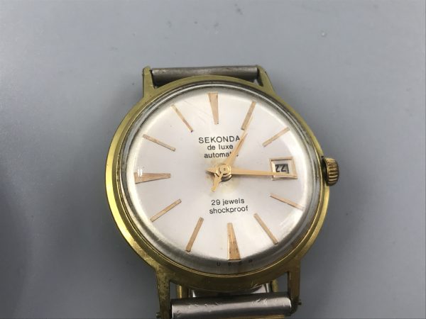 Lot of 6 Vintage Men’s Wristwatches – Rare Collectible Watches for Spares or Repairs - Image 8