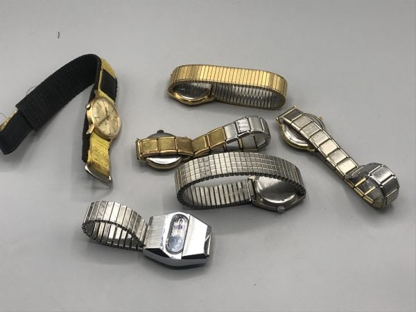 Lot of 6 Vintage Men’s Wristwatches – Rare Collectible Watches for Spares or Repairs - Image 9