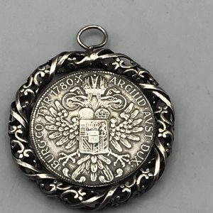 Franz Josef I Silver Coin Pendant