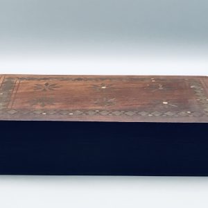 Indian Brass Inlaid Wood Box