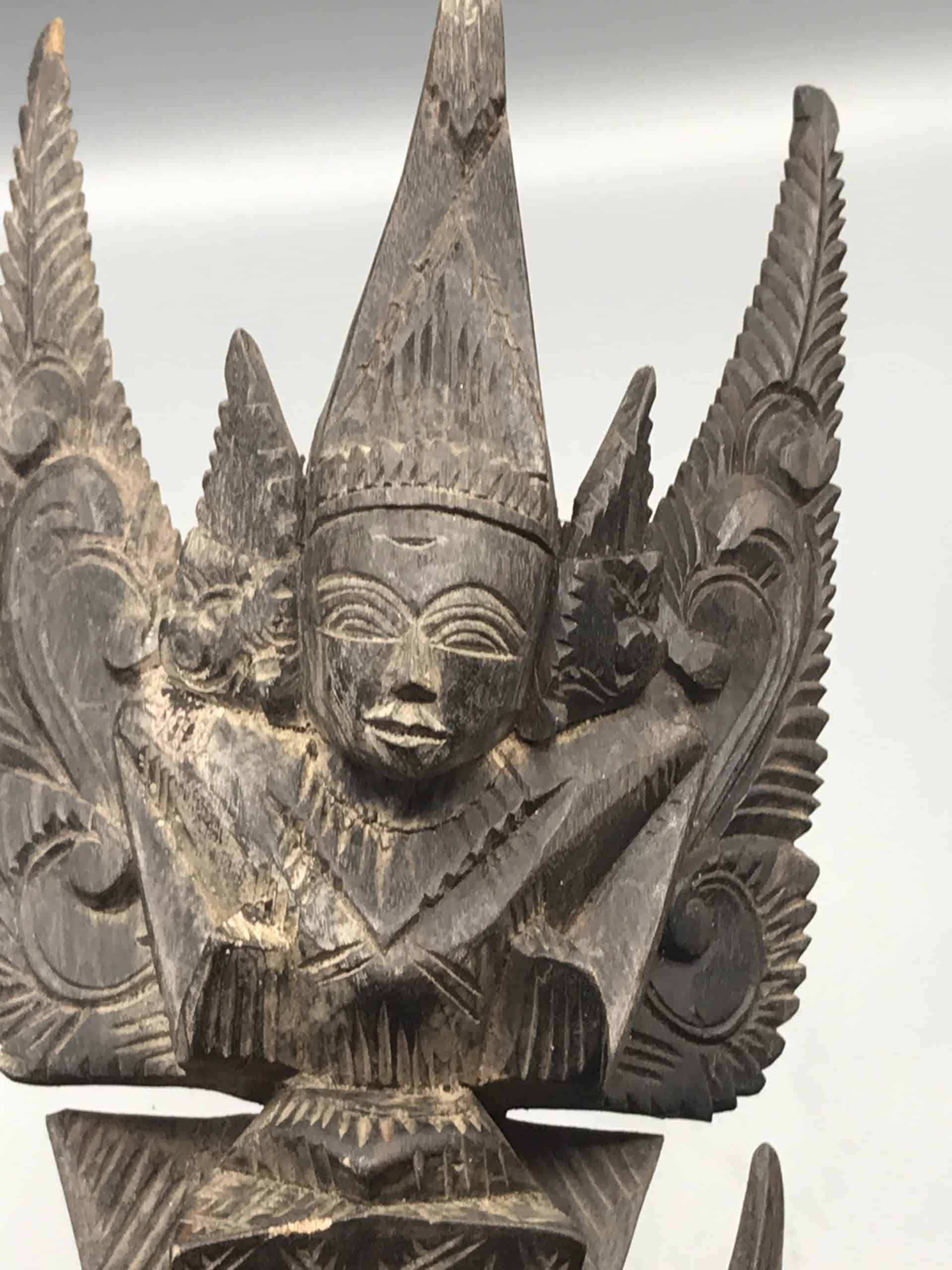 Beautiful Hand Carved Sculpture Indonesia Garuda - Image 4