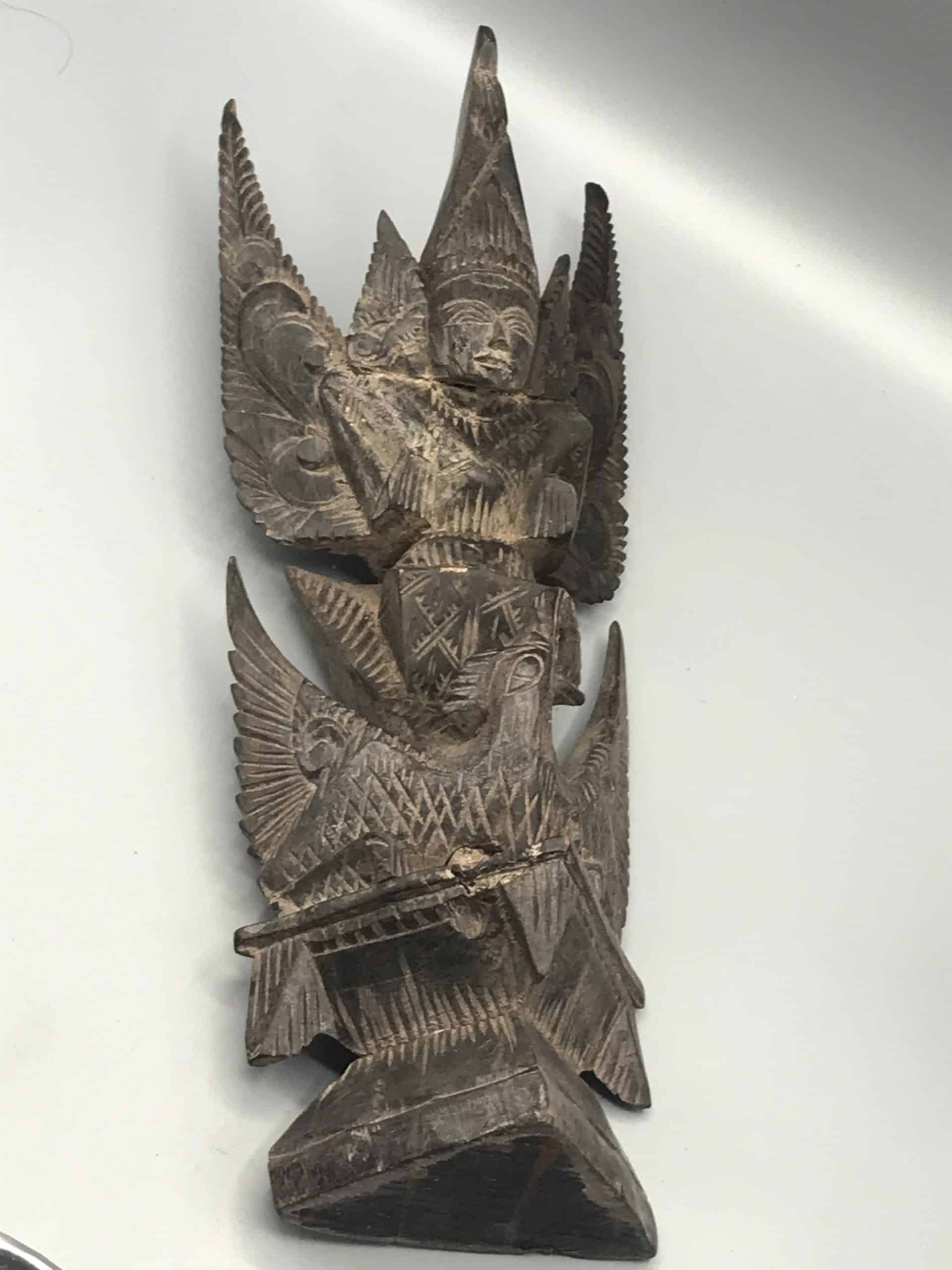 Beautiful Hand Carved Sculpture Indonesia Garuda - Image 8