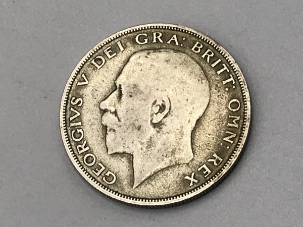 English 500 Grade Silver Half Crown Coin - Image 3