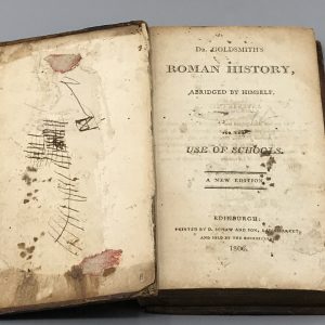 1806 Georgian Book – Goldsmith’s Roman History for Schools
