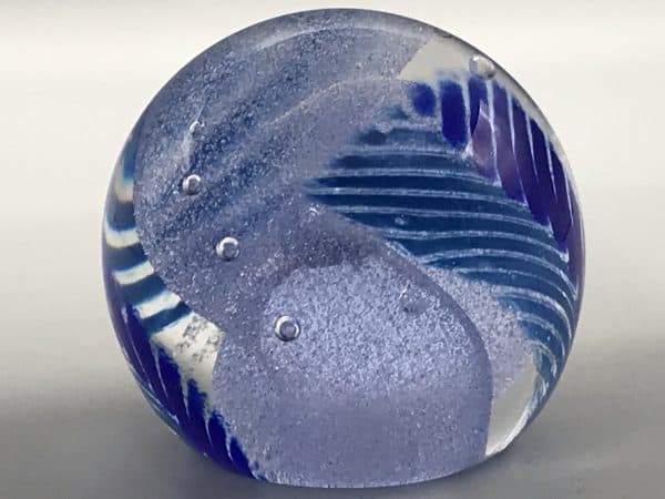 Scottish Caithness Glass Paperweight Chevrons - Image 3