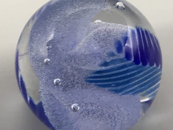 Scottish Caithness Glass Paperweight Chevrons - Image 4