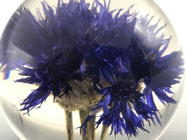Hafod Grange Lucite Floral Paperweight - Image 3