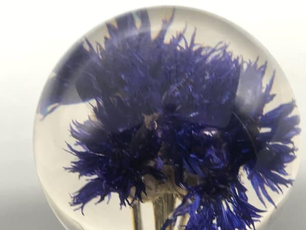 Hafod Grange Lucite Floral Paperweight - Image 4