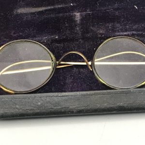 Group Antique Rolled Gold Spectacles Glasses