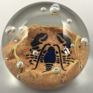 Caithness Cancer Star Sign Paperweight – Handmade in Scotland