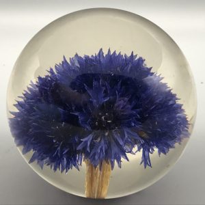 Hafod Grange Cornflower Lucite Paperweight – Handmade in Britain