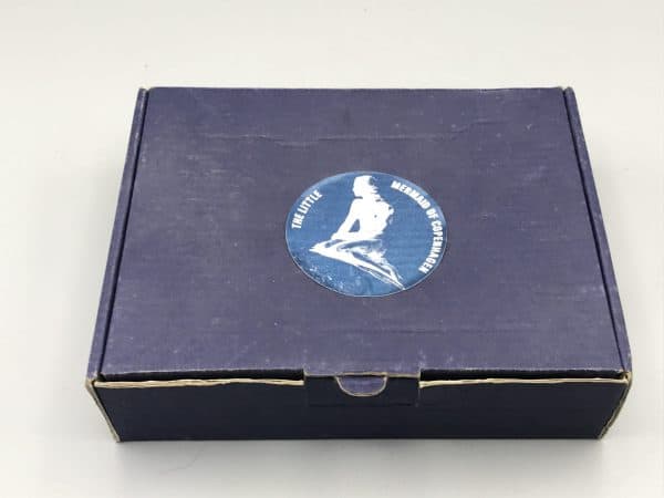 Little Mermaid of Copenhagen Glass Paperweight – Danish Souvenir Boxed - Image 2
