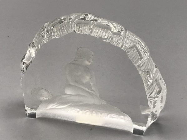 Little Mermaid of Copenhagen Glass Paperweight – Danish Souvenir Boxed - Image 6