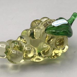 Murano Art Glass Grape Paperweight – Cristallerie Label – Rare Collectible