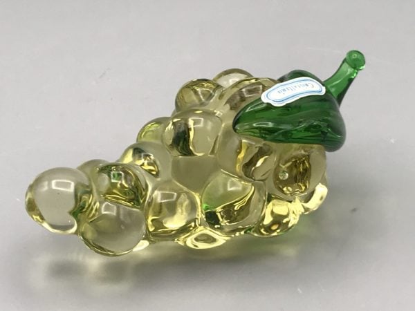Murano Art Glass Grape Paperweight – Cristallerie Label – Rare Collectible