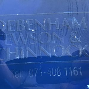 Vintage Glass Paperweight – Debenham Tewson & Chinnocks Advertising