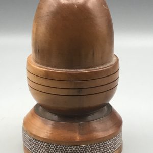 Vintage Turned Wood Match Striker – Acorn Form