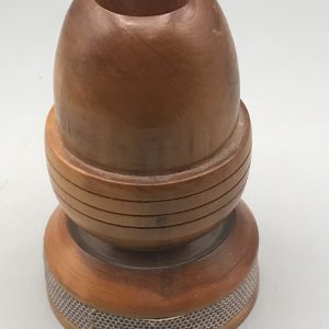 Vintage Turned Wood Match Striker – Acorn Form