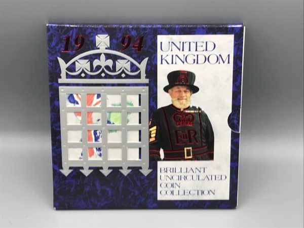 1994 United Kingdom Brilliant Uncirculated Coin Collection – Royal Mint Set - Image 2