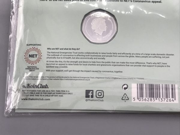 Thank You Key Workers Charity Coin – 2020 Samoa Proof, Sealed in NET Fundraiser Pack - Image 6