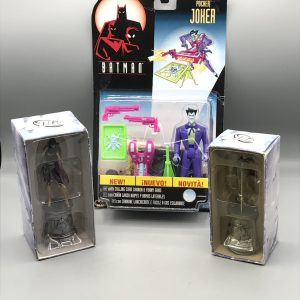 Vintage DC Comics Action Figures – Joker, Batgirl & Robin in Original Packaging