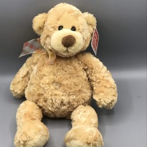 Vintage GUND Plush Teddy Bear – “Manni” with Tag, 13″ Soft Toy