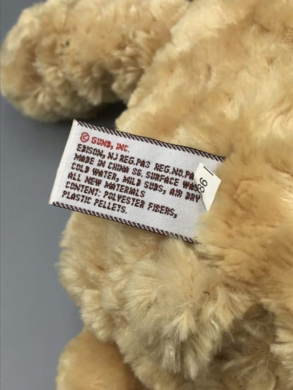 Vintage GUND Plush Teddy Bear – “Manni” with Tag, 13" Soft Toy - Image 6