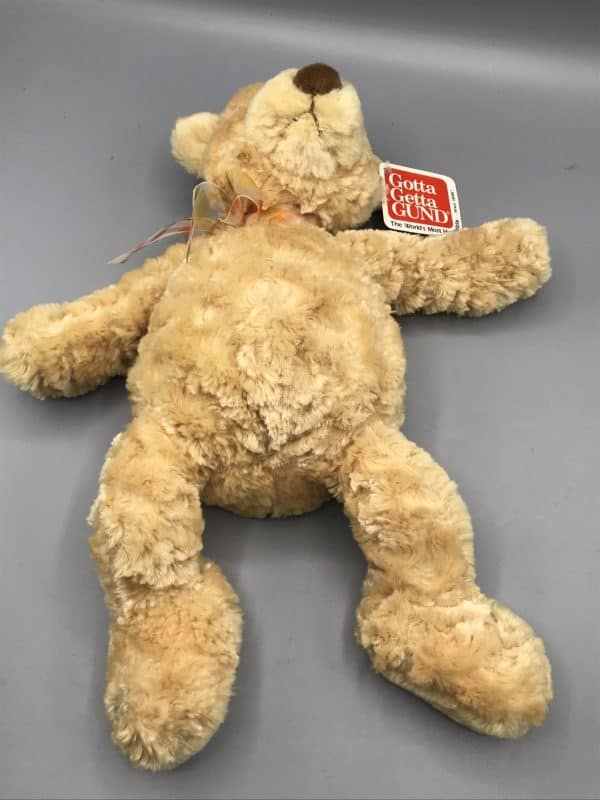 Vintage GUND Plush Teddy Bear – “Manni” with Tag, 13" Soft Toy - Image 8