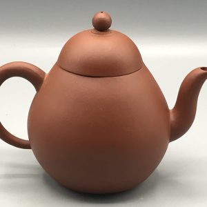 Chinese Yixing Zisha Clay Teapot with Seal Mark – 4.5″ Tall