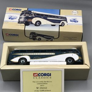 Corgi Classics Greyhound Lines Vintage Bus – 8” Diecast Model, Ltd Ed. Boxed