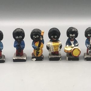 Painted Chalkware Robertson Golly Band Figures – Vintage Collectible Set