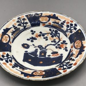 Chinese Imari Porcelain Plate – Kangxi Period Qing Dynasty – 18th Century Chinese Export Porcelain NO 2
