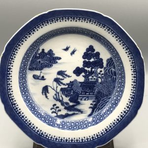 18th Century Chinese Export Porcelain Plate – Nanking Octagonal