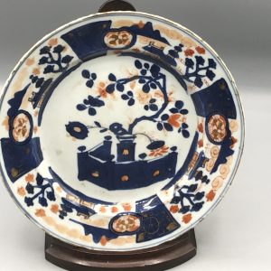 Chinese Imari Porcelain Plate – Kangxi Period Qing Dynasty – 18th Century Chinese Export Porcelain NO 2