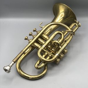 Vintage Brass Cornet – Lark of Shanghai China – Musical Instrument