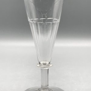 Antique Georgian Hand-Blown Champagne Flute Glass c1830 – polished pontil